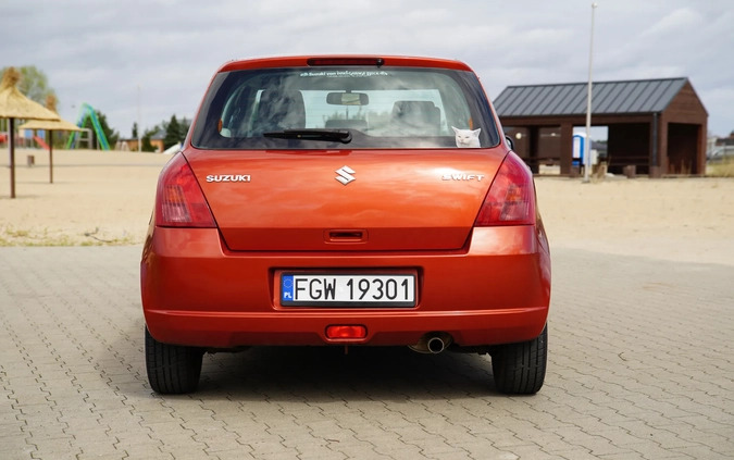 Suzuki Swift cena 14800 przebieg: 131000, rok produkcji 2007 z Jędrzejów małe 172